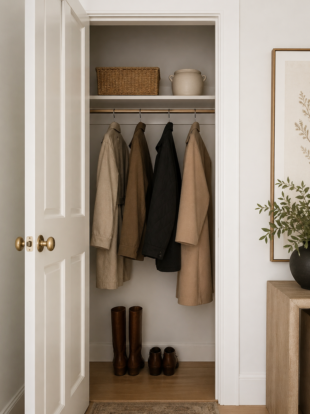 Declutter Your Coat Closet - 30 Spaces in 30 Days - Kelly Zugay - Florida Mom Blog