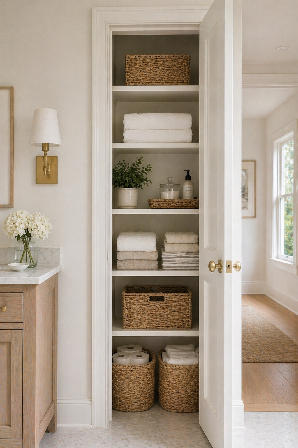 Declutter Your Linen Closet - 30 Spaces in 30 Days - Kelly Zugay Mom Blog
