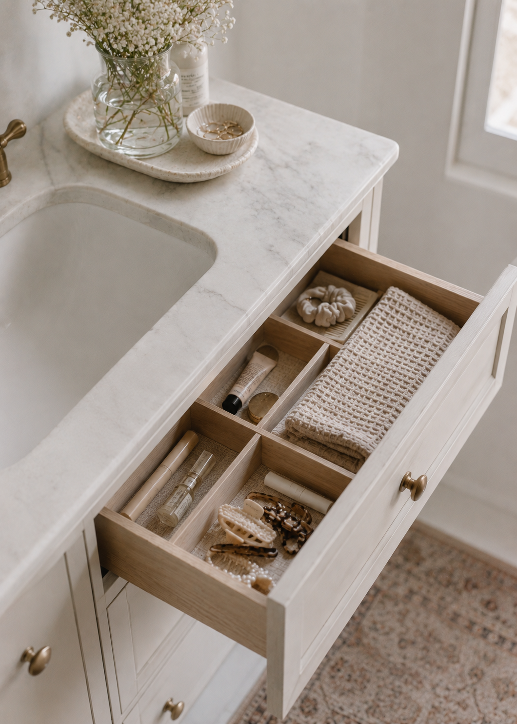 How to Declutter Your Bathroom Drawer - Kelly Zugay - Best Florida Mom Blog
